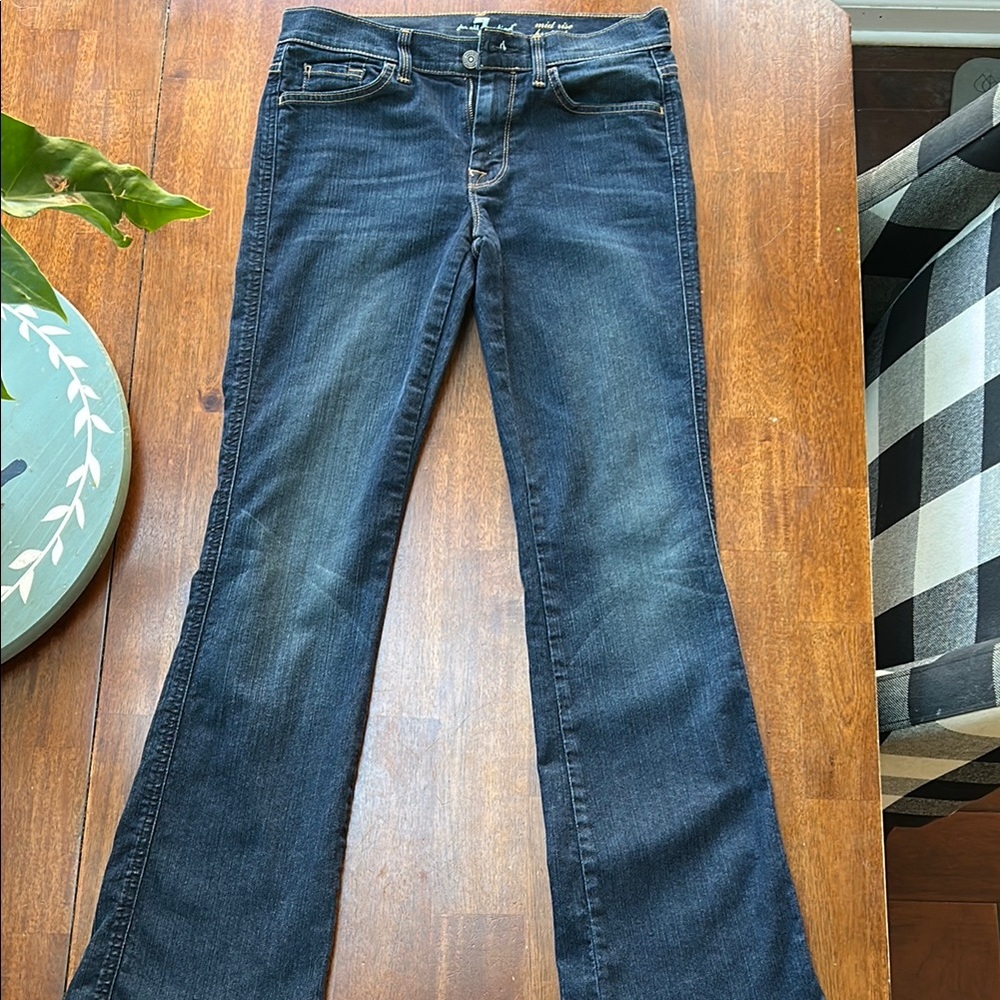 7 for All Mankind Women's Blue Jeans